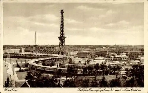 Ak Berlin Charlottenburg Westend, Ausstellungsgelände, Funkturm