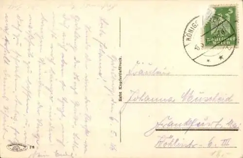 Ak Königswinter am Rhein, Rhein mit dem Drachenfels, Schiffe