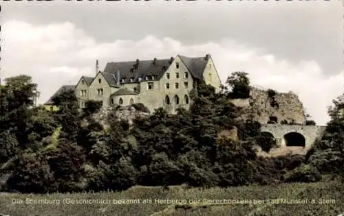 Ak Bad Münster am Stein Ebernburg, Blick auf die Ebernburg