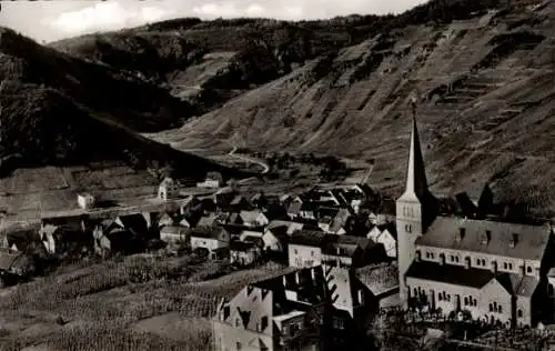 Ak Mayschoß an der Ahr, Gesamtansicht, Kirche, Ahrtal