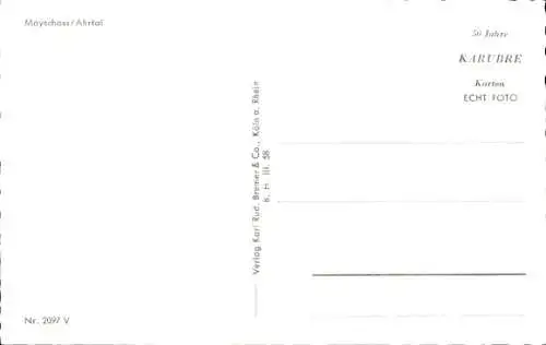 Ak Mayschoß an der Ahr, Gesamtansicht, Kirche, Ahrtal