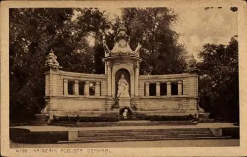 Ak Koblenz am Rhein, Kaiserin Augusta Denkmal