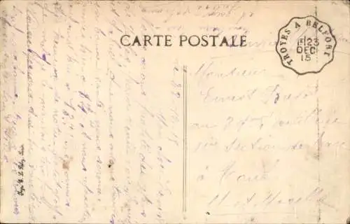 Ak Bossancourt Aubé, Grande Rue