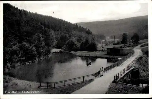 Ak Laufersweiler im Hunsrück, Idar-Bad