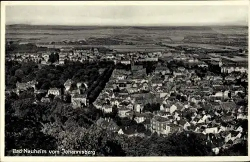 Ak Bad Nauheim in Hessen, Blick vom Johannisberg