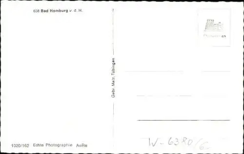 Ak Bad Homburg vor der Höhe Hessen, Teilansicht