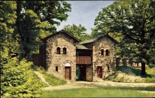 Ak Bad Homburg vor der Höhe Hessen, Römerkastell Kastell Saalburg, Porta Praetoria