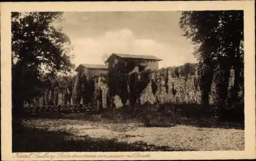 Ak Bad Homburg vor der Höhe Hessen, Römerkastell Kastell Saalburg, Porta decumana von außen