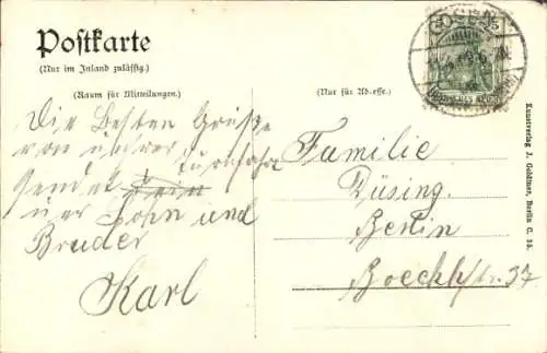Ak Rauen in der Mark, Rauensche Berge
