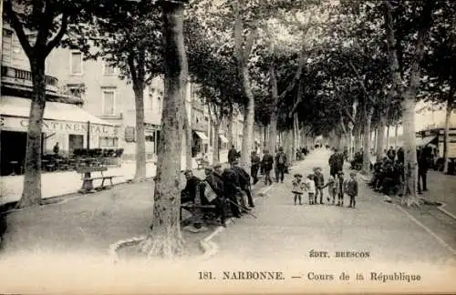 Ak Narbonne-Aude, Cours de la République