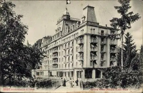 Ak Rocher de Larochette Luxembourg, Grand Hotel Palace Axen