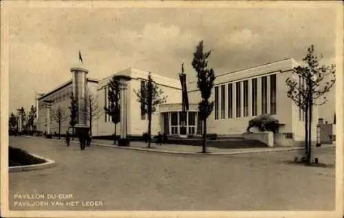 Ak Brüssel Brüssel, Ausstellung 1935, Lederpavillon