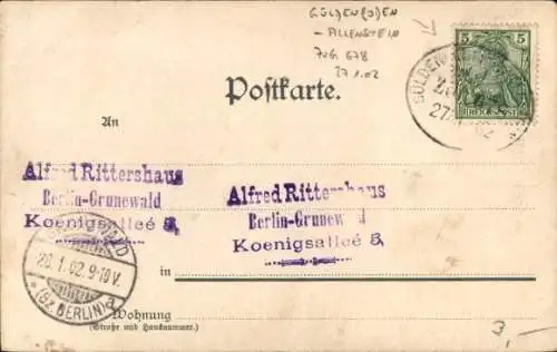 Ak Kaliningrad Königsberg Ostpreußen, Kaiser Wilhelm Platz, Schloss