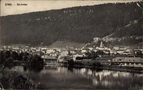 Ak Saint Imier Kanton Bern, Gesamtansicht