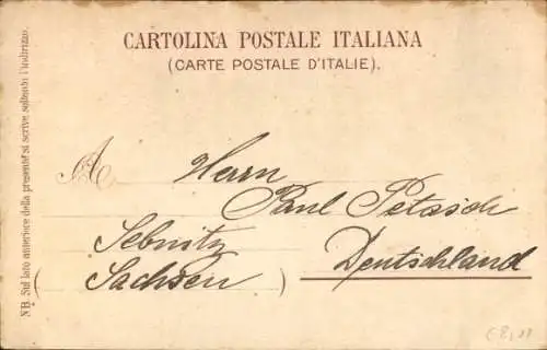 Litho Napoli Neapel Campania, Funicolare, Vesuvio, Venditrice d'Acque Minerali