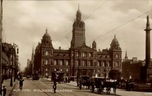 Ak Glasgow Schottland, Städtische Gebäude