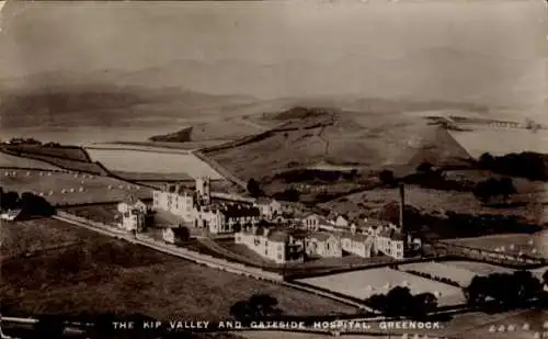 Ak Greenock Schottland, Kip Valley, Gateside Hospital