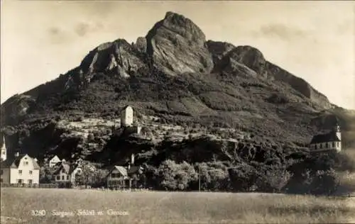 Ak Sargans Kanton St. Gallen, Schloss, Gonzen