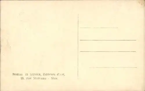 Ak Monaco, Fürstenpalast, Gedenkdenkmal