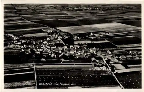 Ak Giebelstadt in Unterfranken, Fliegeraufnahme, Flieger-Kantine