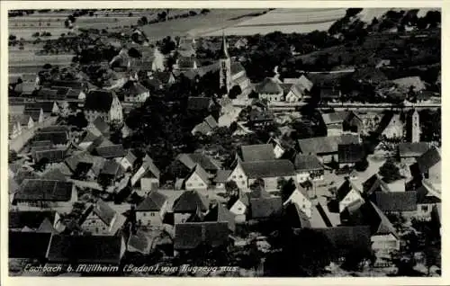 Ak Eschbach im Markgräflerland, Fliegeraufnahme