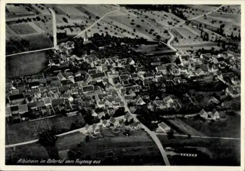 Ak Albisheim an der Pfrimm Pfalz, Fliegeraufnahme