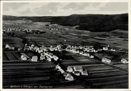 Ak Rietheim Weilheim Schwäbische Alb, Fliegeraufnahme