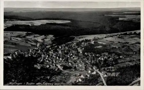 Ak Höpfingen in Baden, Fliegeraufnahme