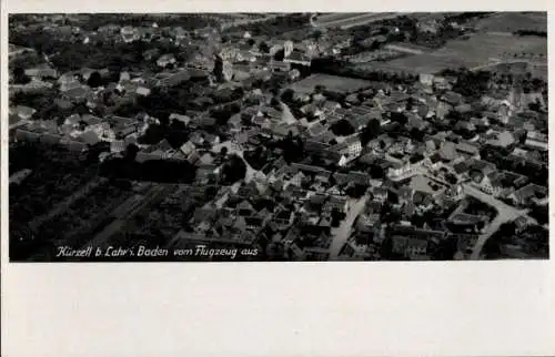 Ak Kürzell Meißenheim am Rhein Baden, Fliegeraufnahme