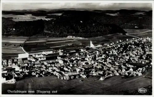 Ak Burladingen in der Schwäbischen Alb, Fliegeraufnahme