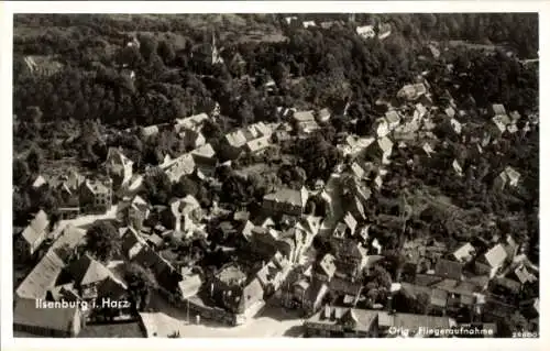 Ak Ilsenburg im Harz, Fliegeraufnahme