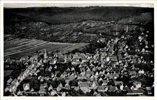 Ak Gerlingen in Württemberg, Fliegeraufnahme