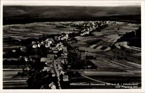 Ak Simmersfeld im Schwarzwald, Fliegeraufnahme