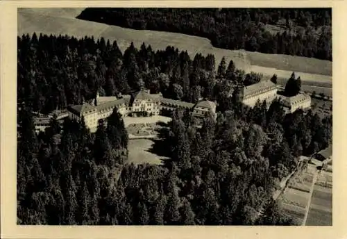 Ak Planegg Oberbayern, Fliegeraufnahme, Waldsanatorium