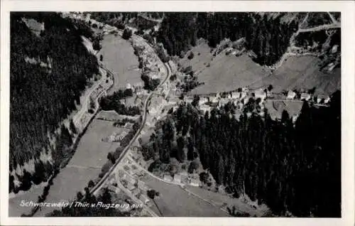 Ak Schwarzwald Luisenthal in Thüringen, Fliegeraufnahme