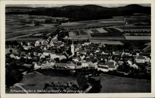 Ak Schwarzhofen in der Oberpfalz, Fliegeraufnahme