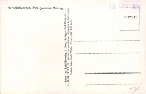 Ak Maring Noviand an der Mosel, Fliegeraufnahme