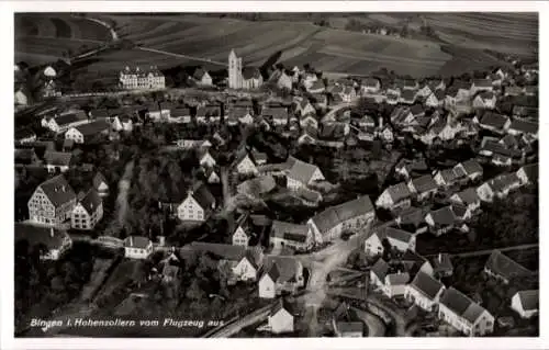 Ak Bingen Landkreis Sigmaringen, Fliegeraufnahme