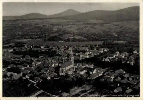 Ak Sinzheim in Baden, Fliegeraufnahme