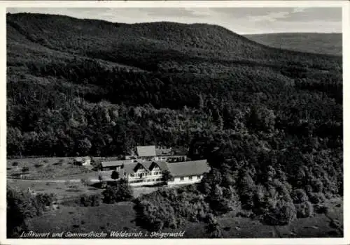 Ak Gerolzhofen Waldesruh im Steigerwald, Fliegeraufnahme