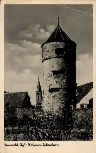 Ak Neumarkt in der Oberpfalz, Pulverturm, Kirchturm