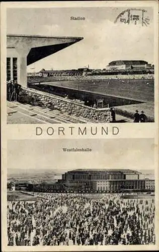 Ak Dortmund im Ruhrgebiet, Stadion, Westfalenhalle