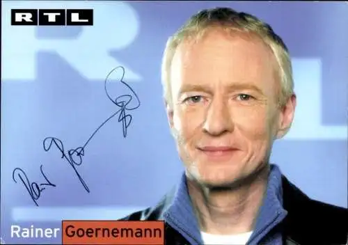 Ak Schauspieler Rainer Goernemann, Portrait, Autogramm