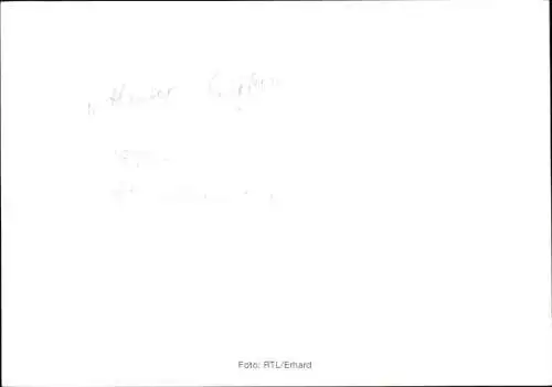 Ak Schauspieler Rainer Goernemann, Portrait, Autogramm