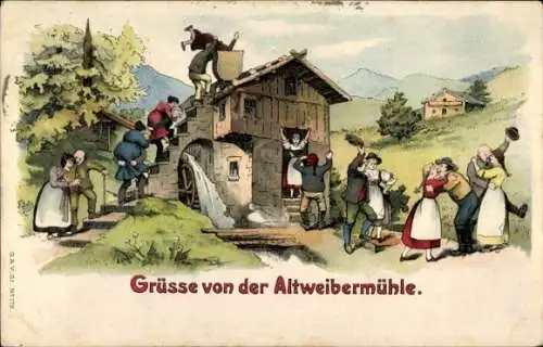 Litho Altweibermühle verwandelt alte Frauen in junge