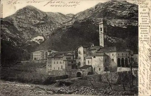 Ak Varallo Piemonte, Piazza Garibaldi, Chiesa S. Giacomo