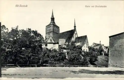 Ak Hansestadt Rostock, Nicolaikirche