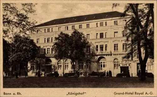 Ak Bonn am Rhein, Königshof, Grand Hotel Royal AG