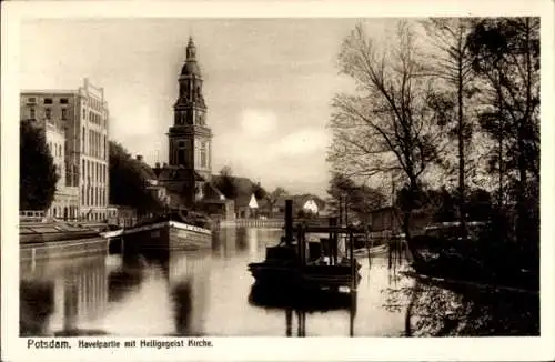 Ak Potsdam, Havel, Heiligegeist-Kirche