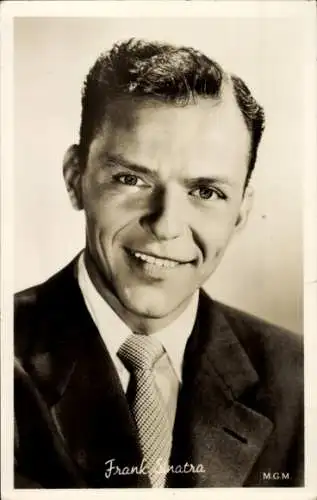 Ak Sänger und Schauspieler Frank Sinatra, Portrait